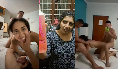 Desi Mallu Girl Group Sex With BF – Threesome Xxx